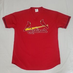 St. Louis Cardinals Graphic Pull-over V-neck T-Shirt